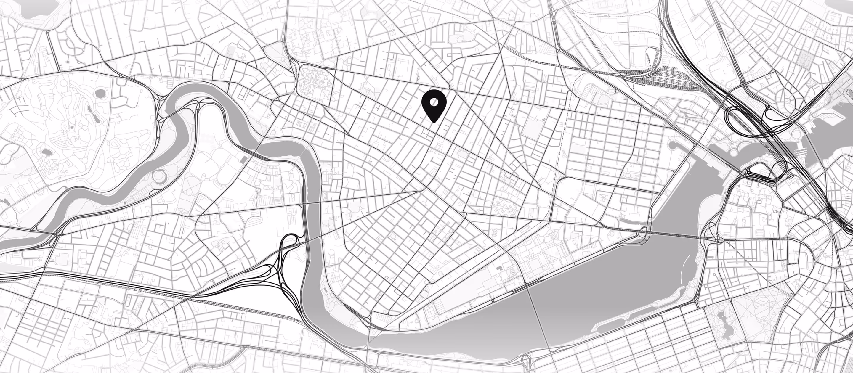Map showing location of the church in Cambridge, MA